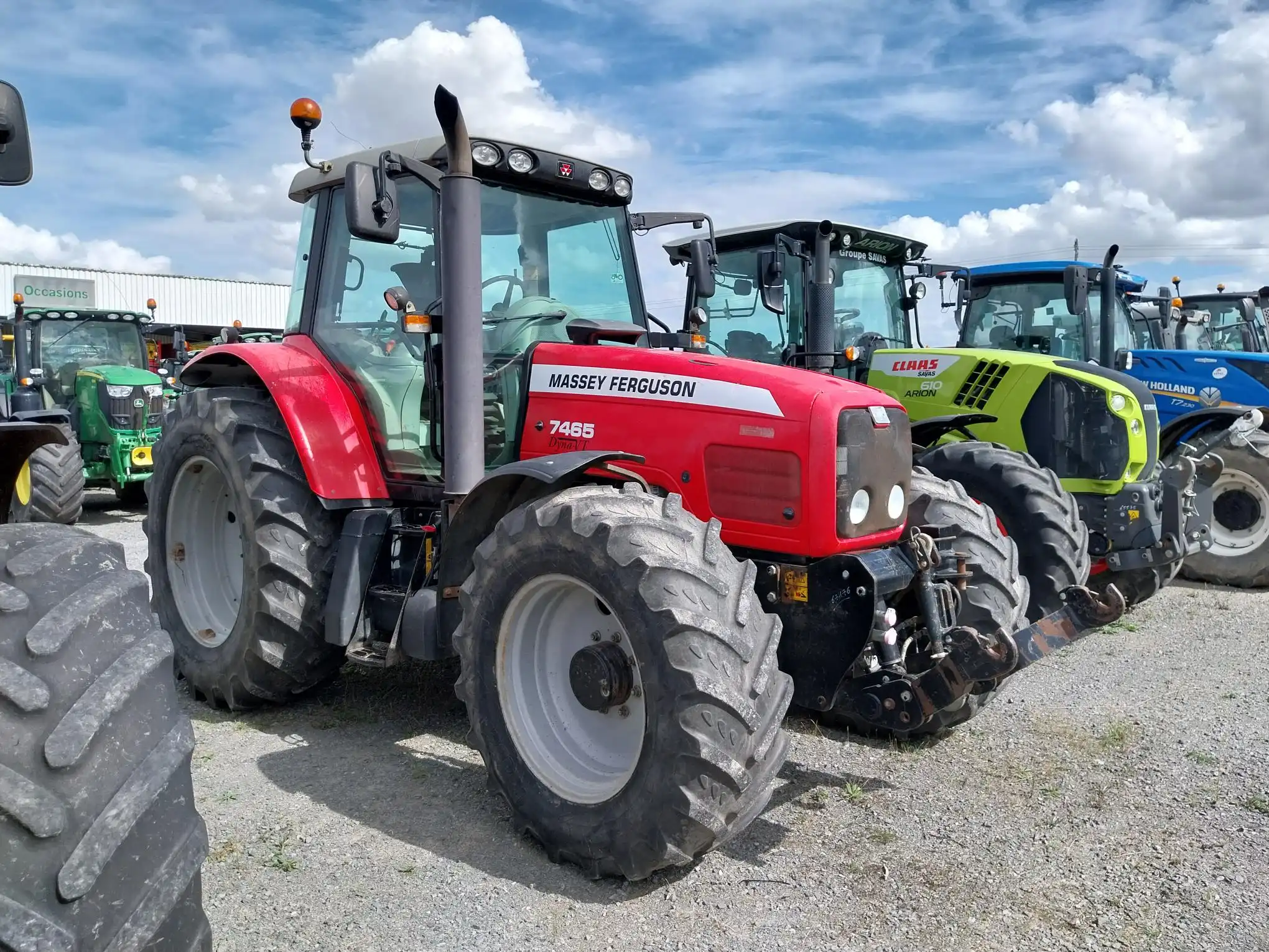 Photo MASSEY FERGUSON TRACTEUR MASSEY FERGUSON 7465
