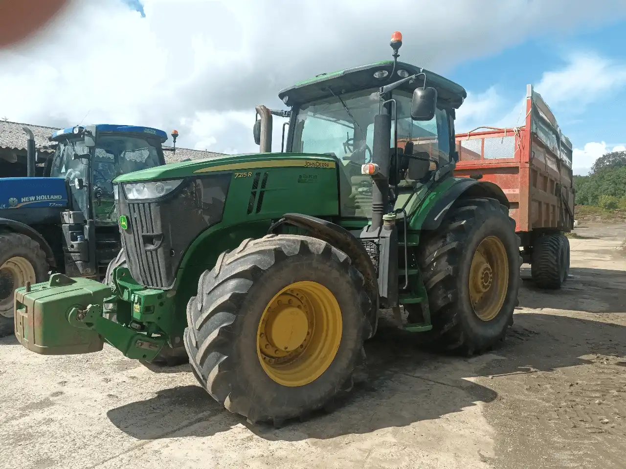 Image JOHN DEERE TRACTEUR JOHN DEERE 7215R